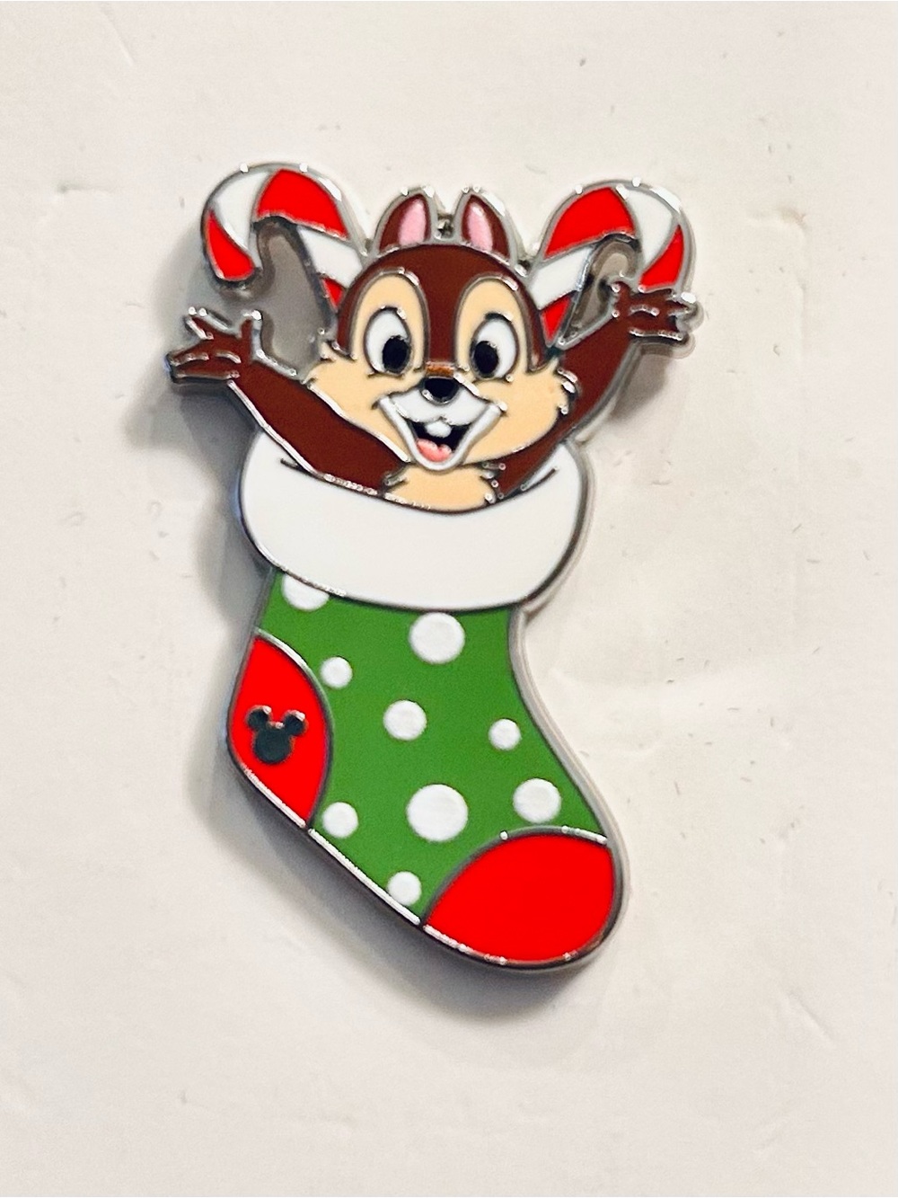 Disney Chip 'n' Dale 2026 Wave A WDW Chip Christmas Chaser Pin